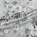 Impression florale tissée textile 100% polyester